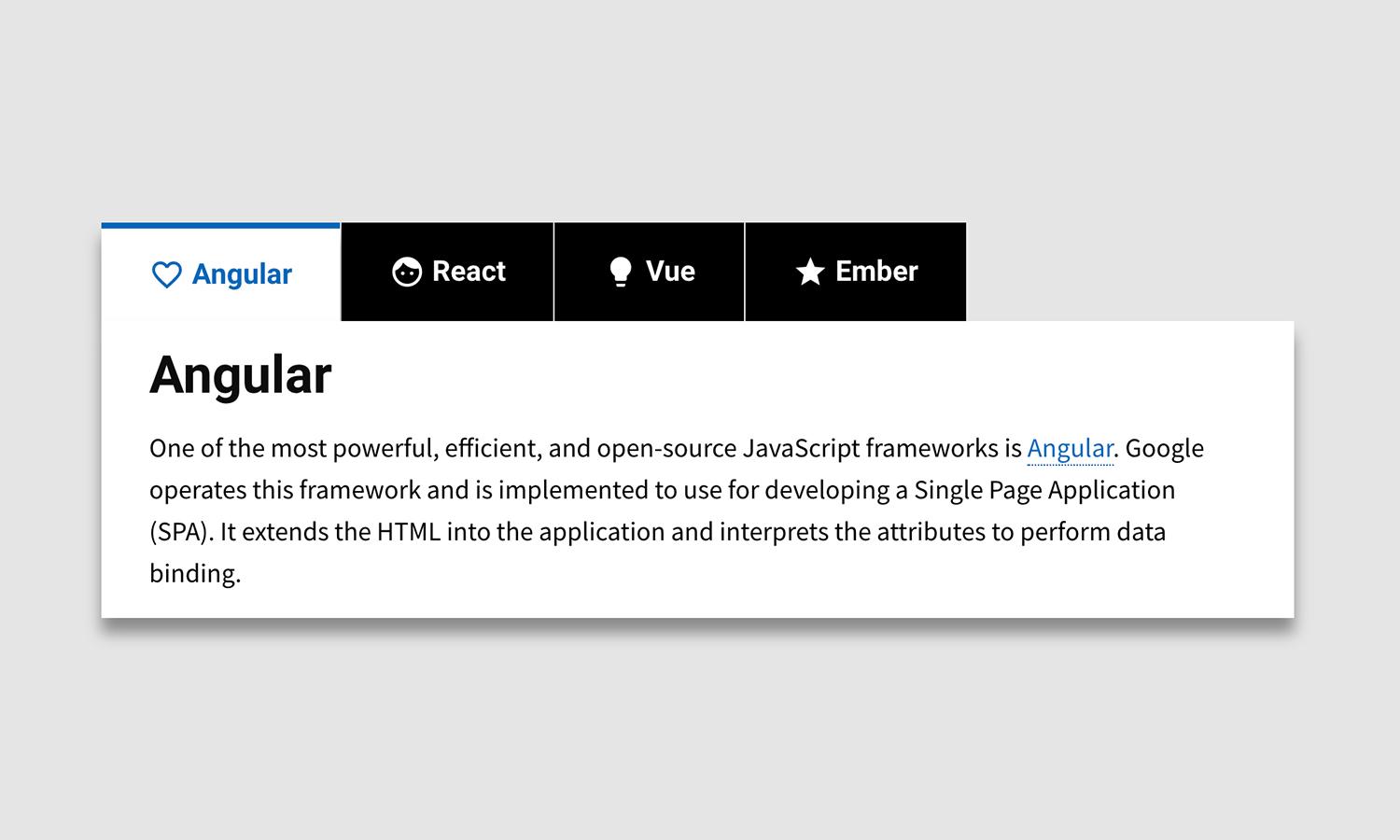 Tabs Component