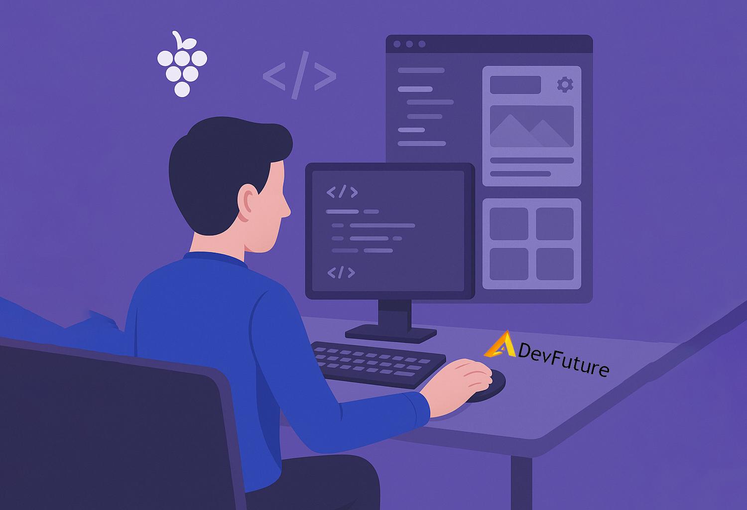 GrapesJS और DevFuture स्टूडियो प्रोजेक्ट्स के साथ मेरी यात्रा