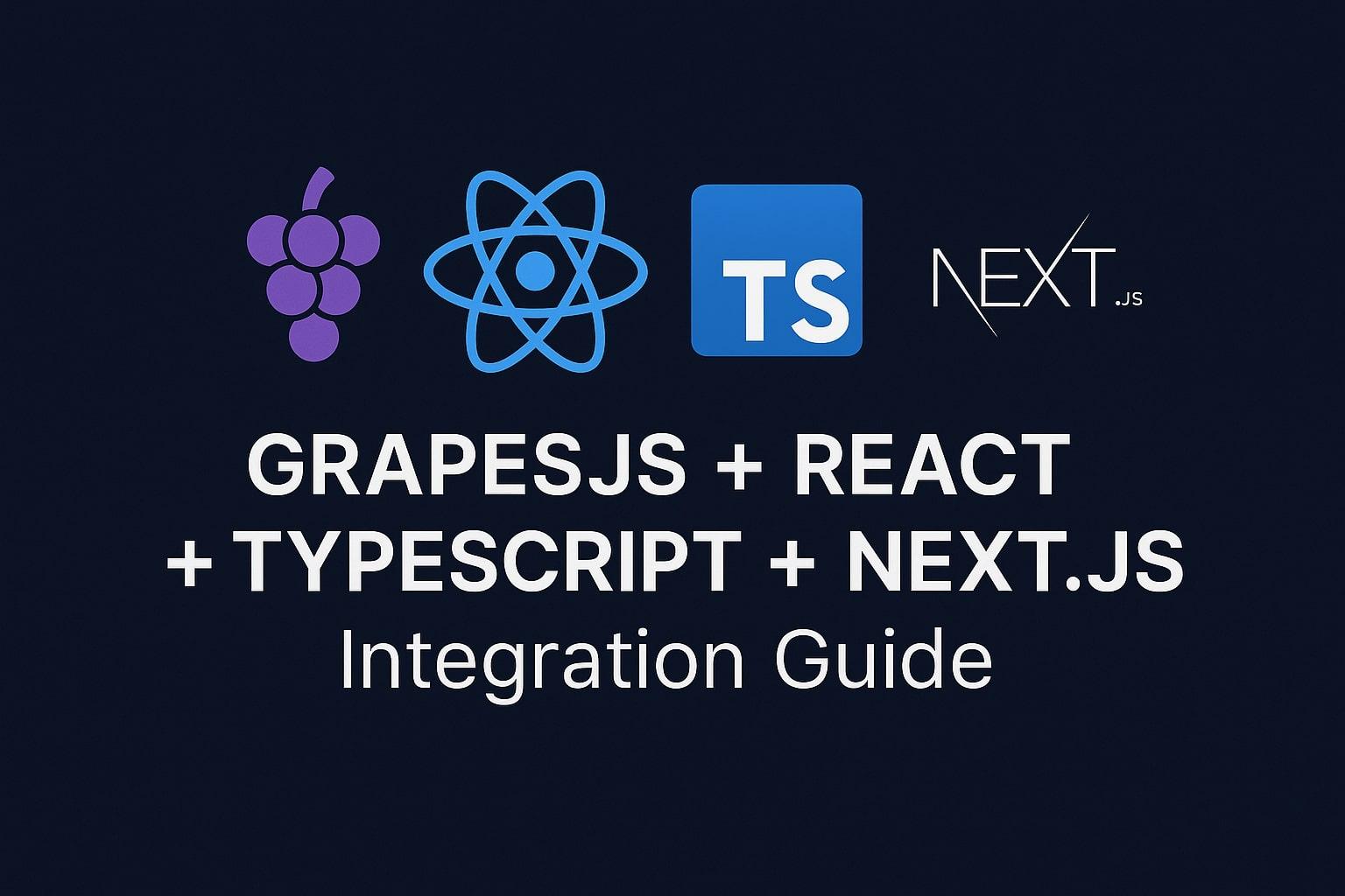 GrapesJS को @grapesjs/react रैपर के साथ एक Next.js ऐप में एकीकृत करना
