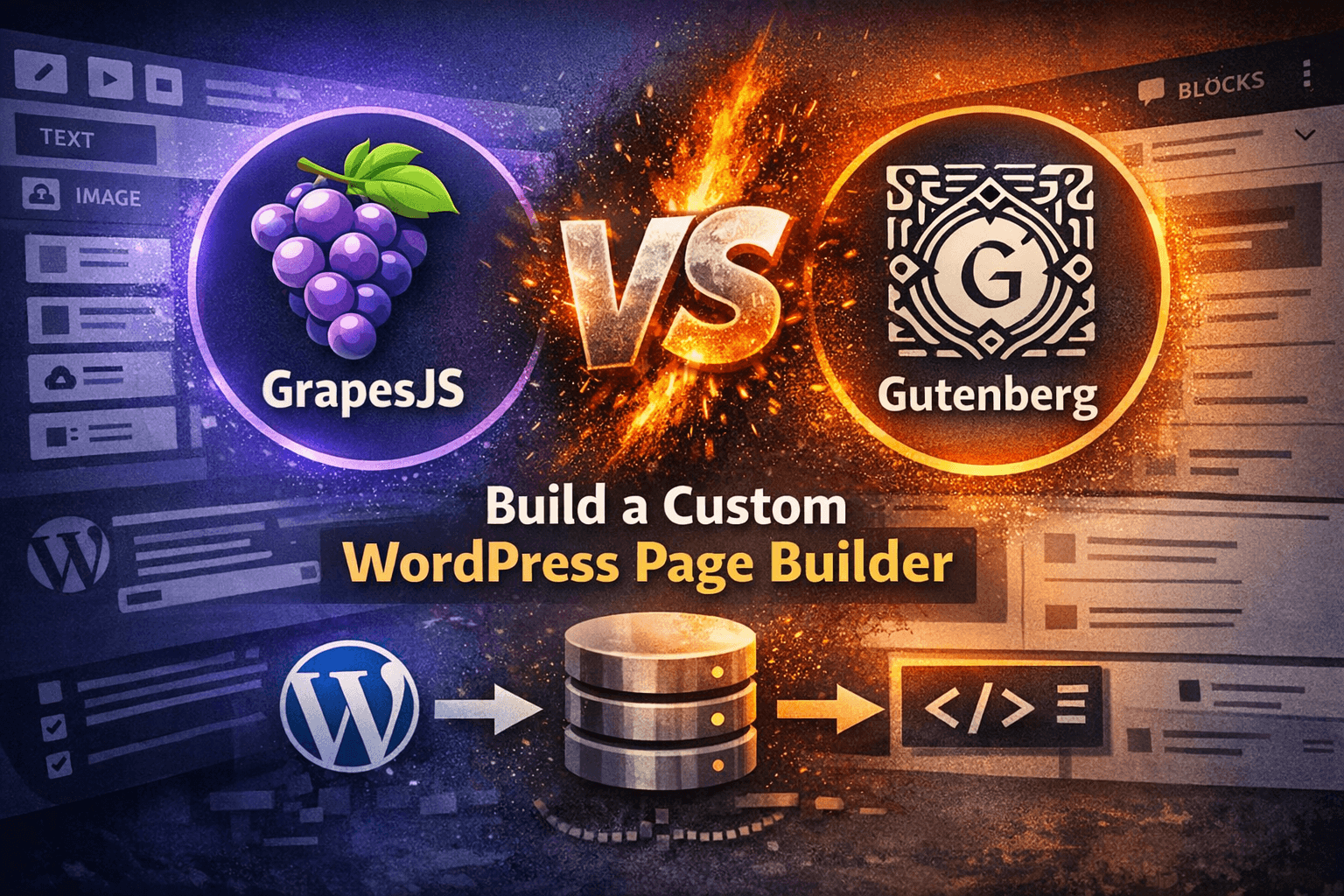 GrapesJS बनाम Gutenberg: कस्टम WordPress पेज बिल्डर कैसे बनाएं