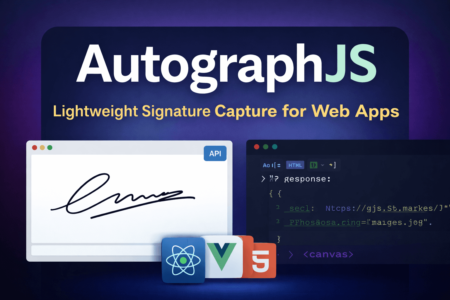 AutographJS - आधुनिक वेब संपादकों के लिए हस्ताक्षर समाधान