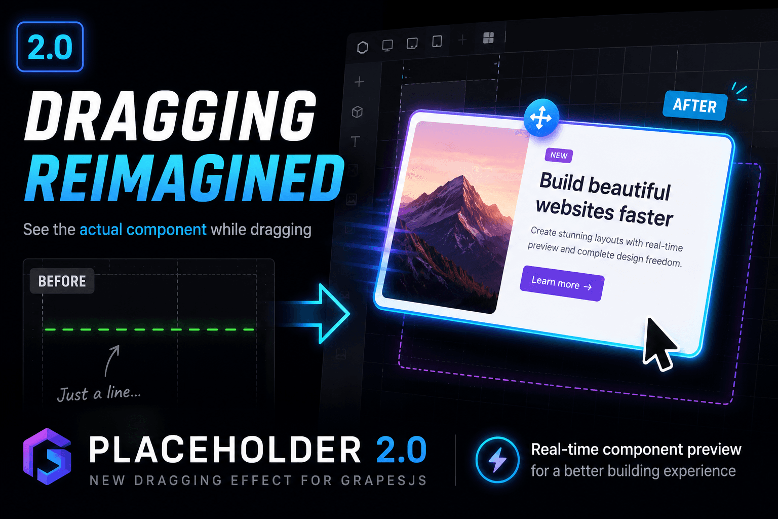 Placeholder 2.0 - Premium Drag Experience